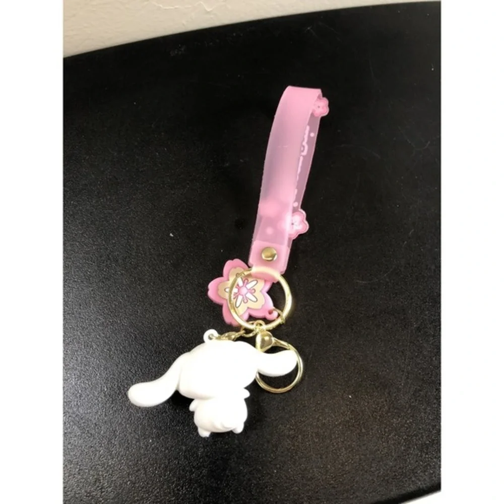 Sanrio Pendant Cartoon Kuromi Hello Kitty Bag Pendant Keychain Key Ring Anime Ac